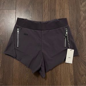 NWT SMFK Grey Zipper shorts size 2